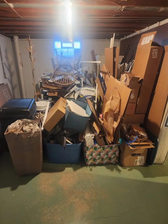 Roll-off dumpster container at job site for Construction Dumpster Rental in Arcadia